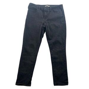 Levi's Mens 311 Shaping Skinny Jeans Size 33 Black Denim Classic Casual Stretch